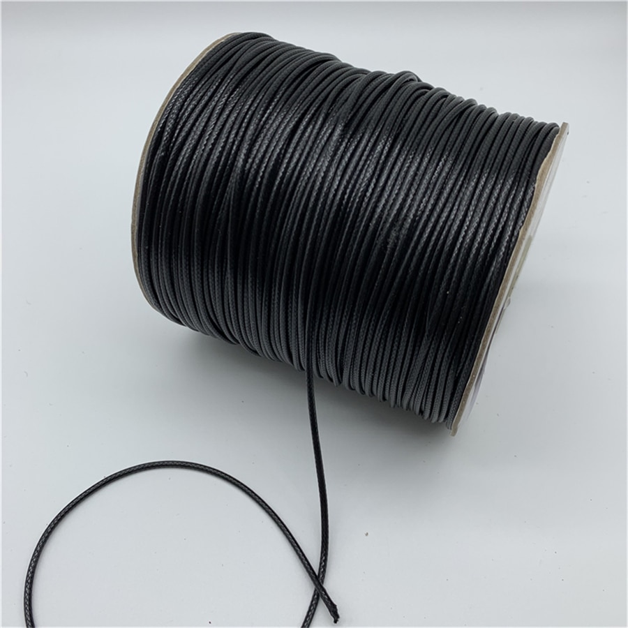 0-5mm-0-8mm-1mm-1-5mm-2mm-Black-Waxed-Cotton-Cord-Waxed-Thread-Cord-String